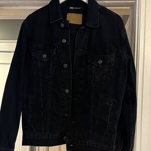 Zara Men's Dark Denim Jacket